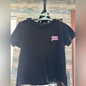 Bravo Eat-Sleep- Repeat Crop Tee